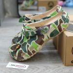 Dép Crocs Classic Clog x A Bathing Ape ABC Camo Green Like Auth