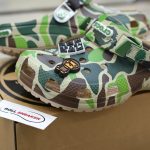 Dép Crocs Classic Clog x A Bathing Ape ABC Camo Green Like Auth