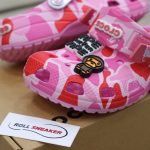 Dép Crocs Classic Clog x A Bathing Ape ABC Camo Pink Like Auth