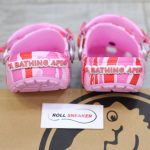 Dép Crocs Classic Clog x A Bathing Ape ABC Camo Pink Like Auth