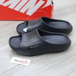 Dép Nike ReactX Rejuven8 Slide Black Chuẩn 95% Auth