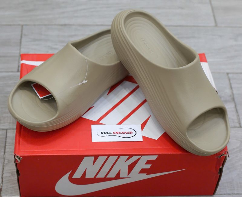 Dép Nike ReactX Rejuven8 Slide ‘Khaki’ Chuẩn 95% Auth