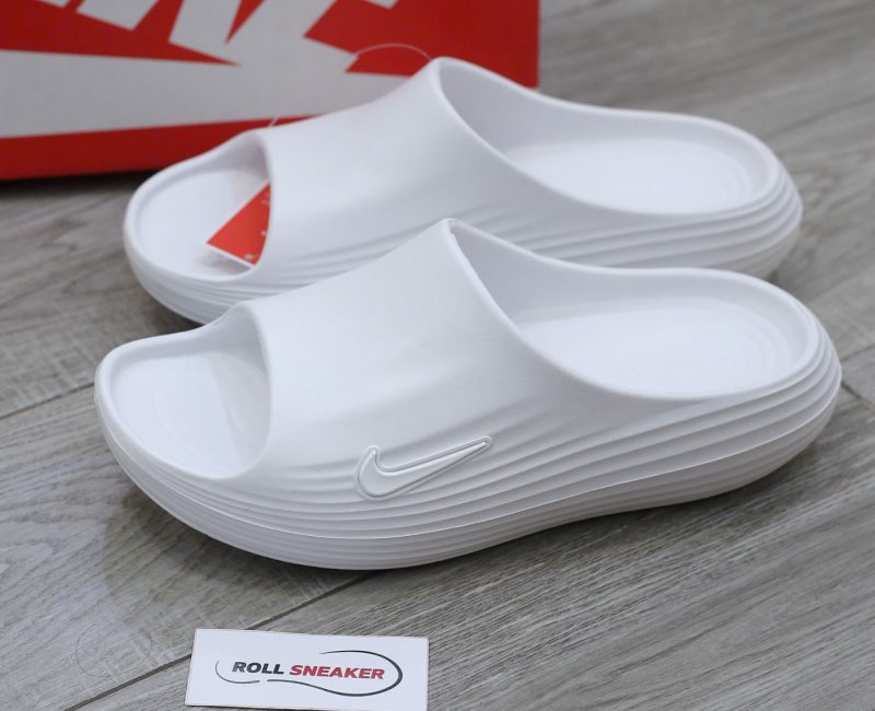 Dép Nike ReactX Rejuven8 Slide ‘White’ Chuẩn 95% Auth