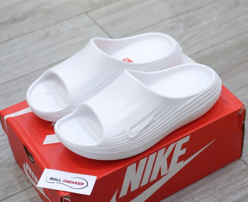 Dép Nike ReactX Rejuven8 Slide ‘White’ Chuẩn 95% Auth