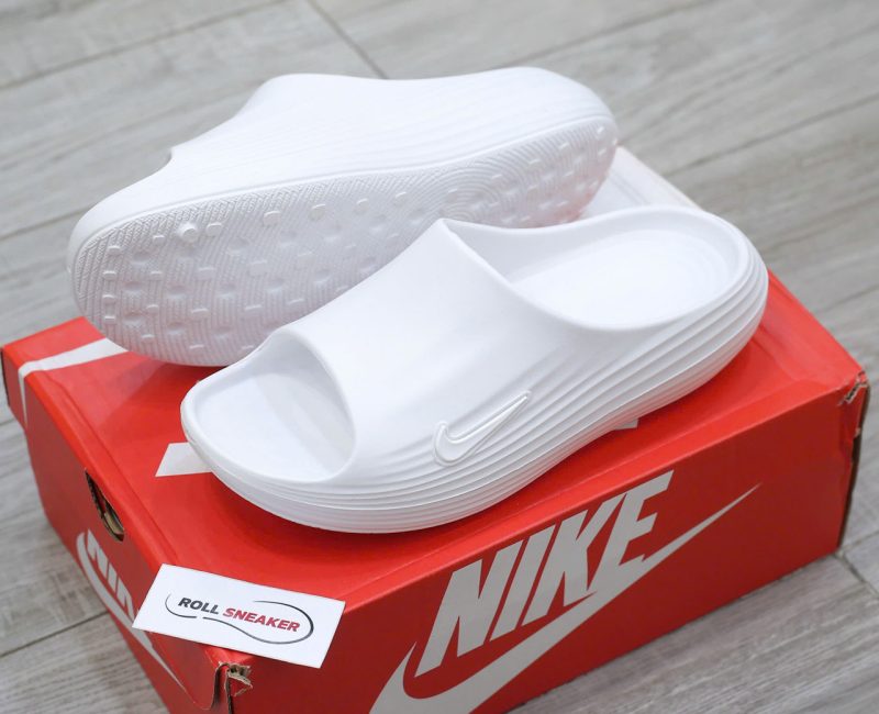 Dép Nike ReactX Rejuven8 Slide ‘White’ Chuẩn 95% Auth