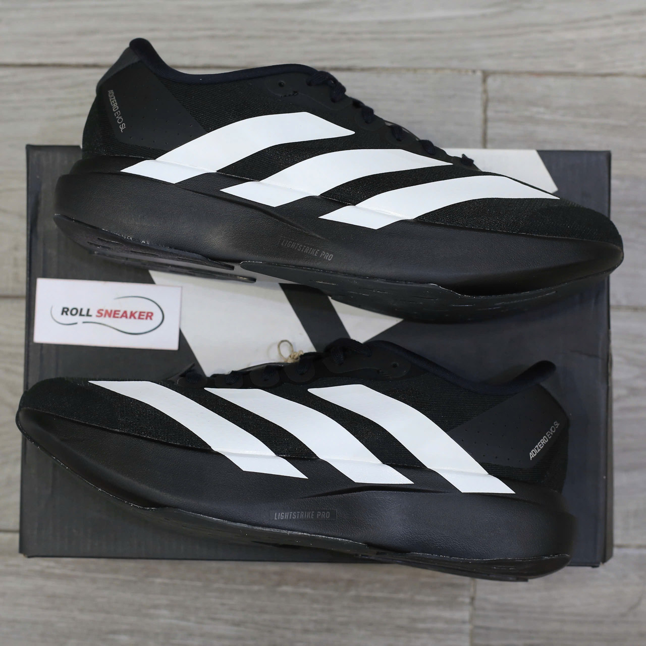 Giày Adidas Adizero Evo SL ‘Black White’ Like Auth