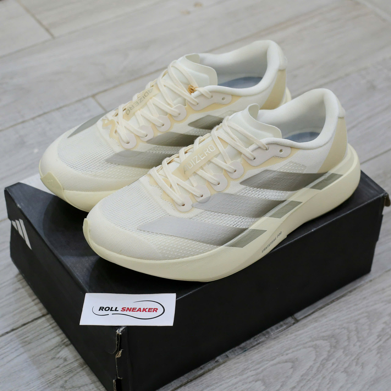Giày Adidas Adizero Evo SL Wonder White Chuẩn 95% Auth