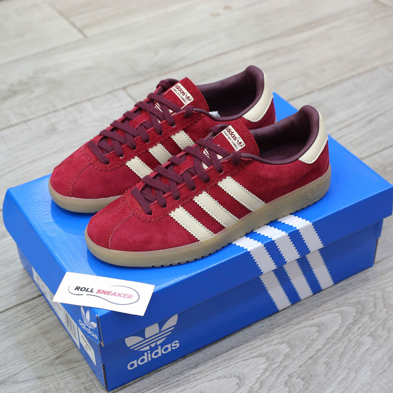 Giày Adidas Originals Bermuda ‘Collegiate Burgundy’ Chuẩn 99% Auth