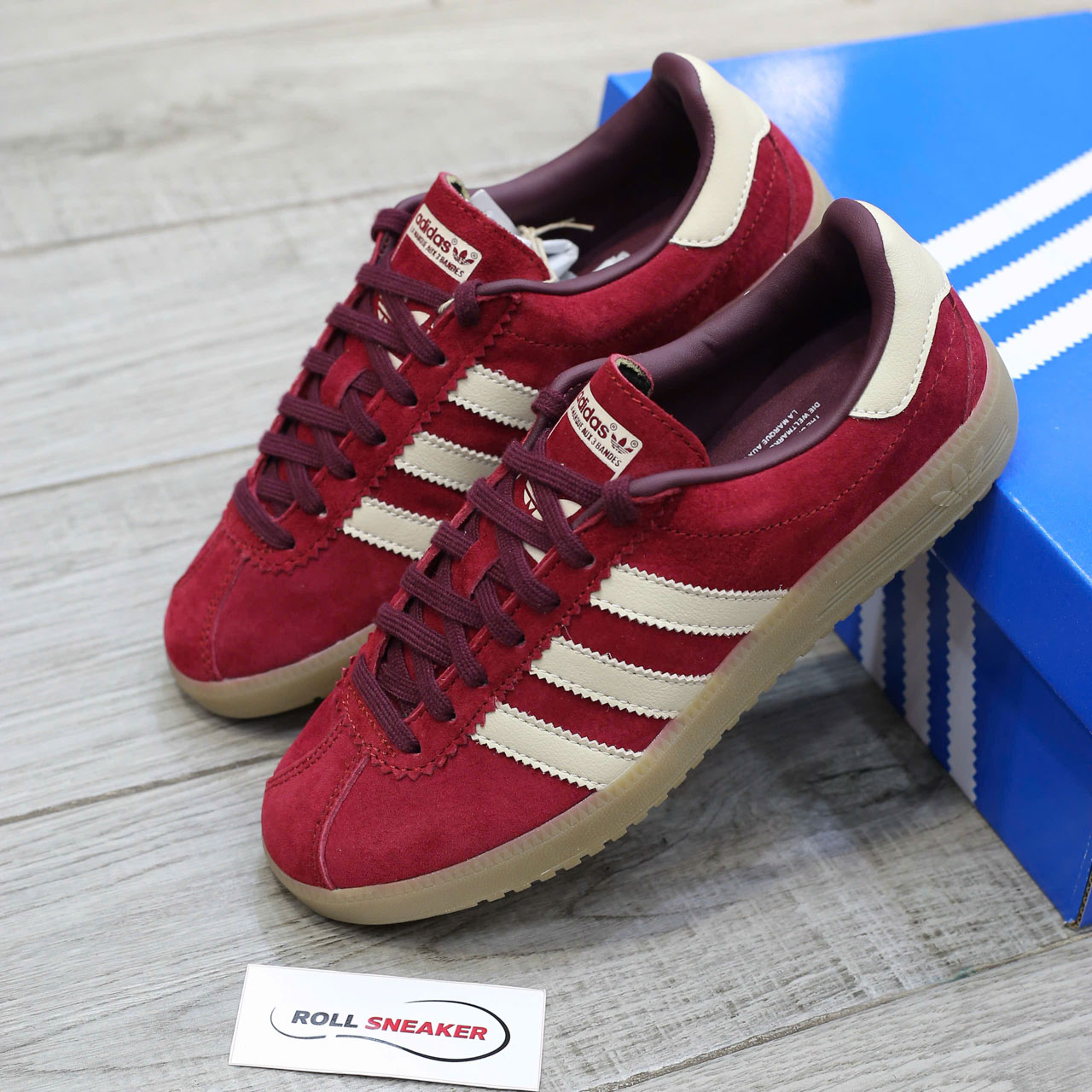 Giày Adidas Originals Bermuda ‘Collegiate Burgundy’ Chuẩn 99% Auth