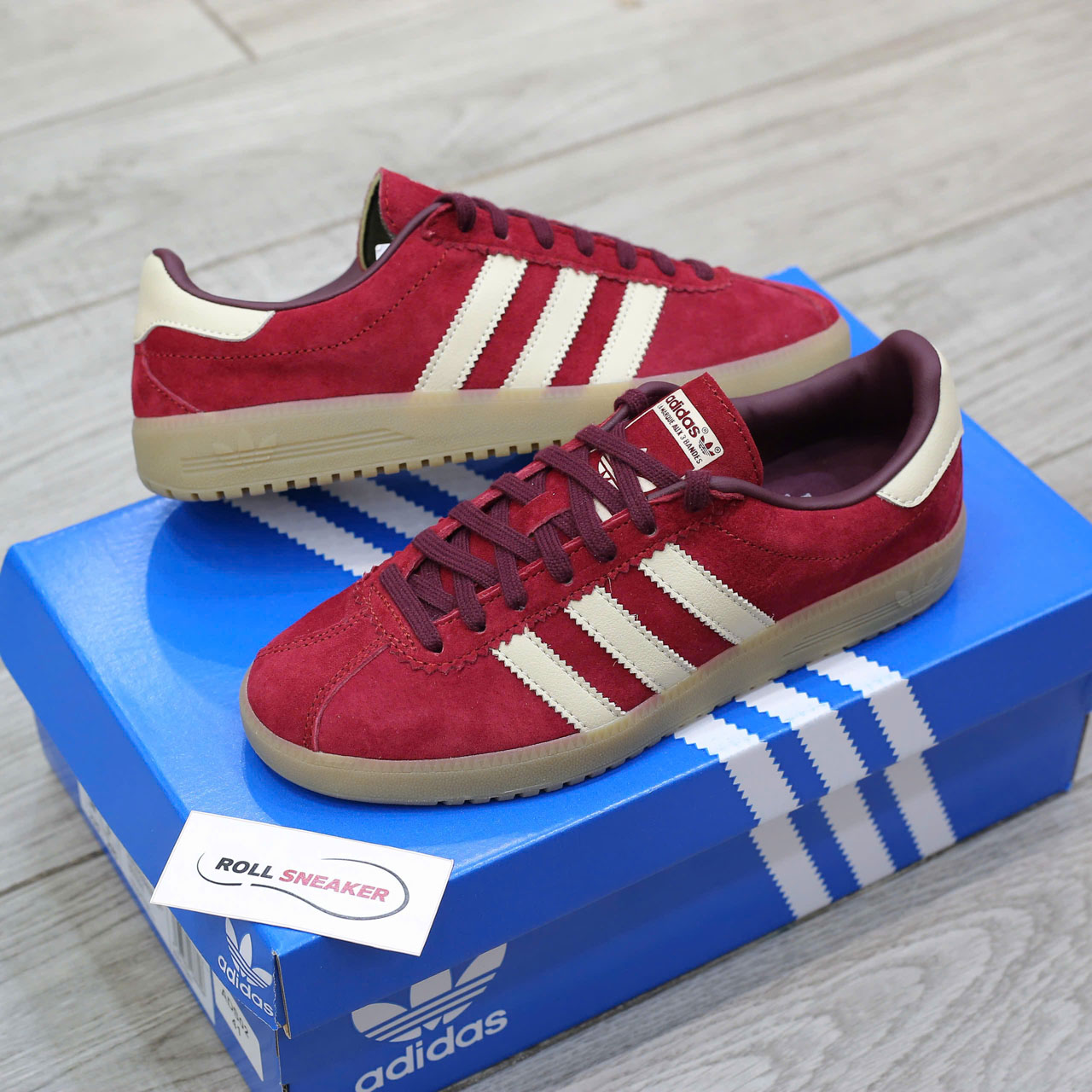 Giày Adidas Originals Bermuda ‘Collegiate Burgundy’ Chuẩn 99% Auth