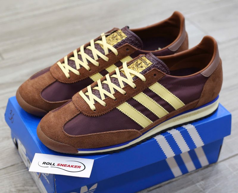 Giày Adidas SL 72 RS Maroon Preloved Brown Chuẩn 99% Auth