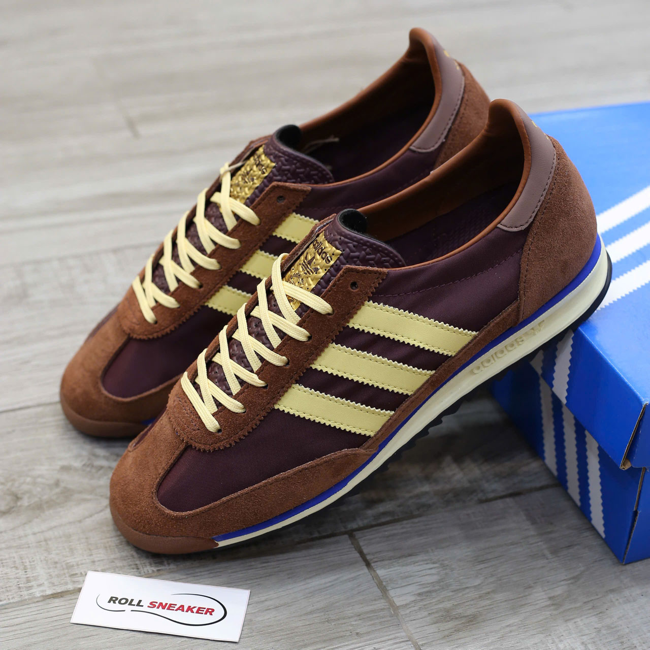 Giày Adidas SL 72 RS Maroon Preloved Brown Chuẩn 99% Auth