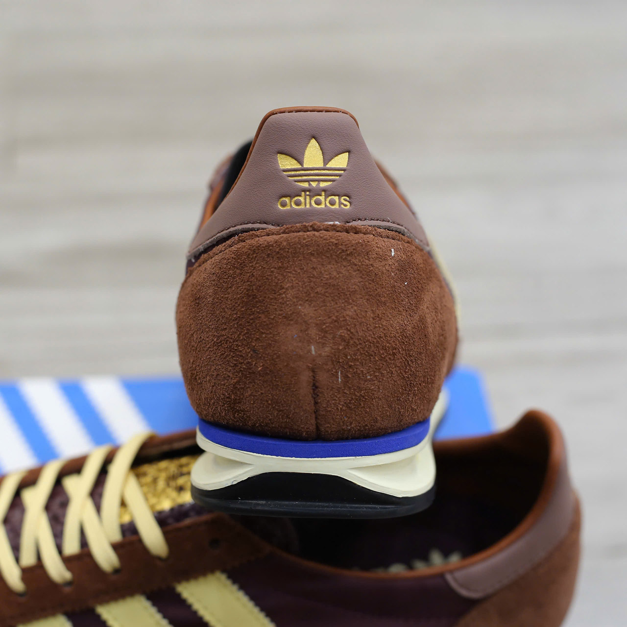 Giày Adidas SL 72 RS Maroon Preloved Brown Chuẩn 99% Auth