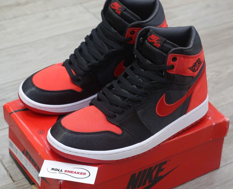 Giày Air Jordan 1 Retro High OG Satin Bred Chuẩn 99% Auth