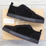 Giày Christian Louboutin Vieira Spikes 'Black' Chuẩn 99% Auth
