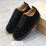 Giày Christian Louboutin Vieira Spikes 'Black' Chuẩn 99% Auth