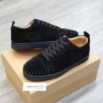 Giày Christian Louboutin Vieira Spikes 'Black' Chuẩn 99% Auth