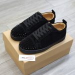 Giày Christian Louboutin Vieira Spikes 'Black' Chuẩn 99% Auth