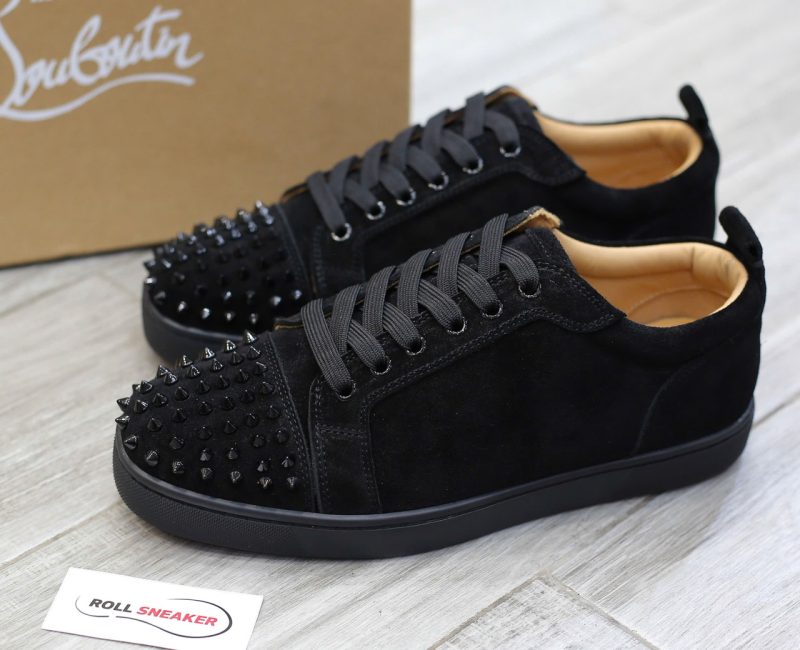 Giày Christian Louboutin Vieira Spikes 'Black' Chuẩn 99% Auth