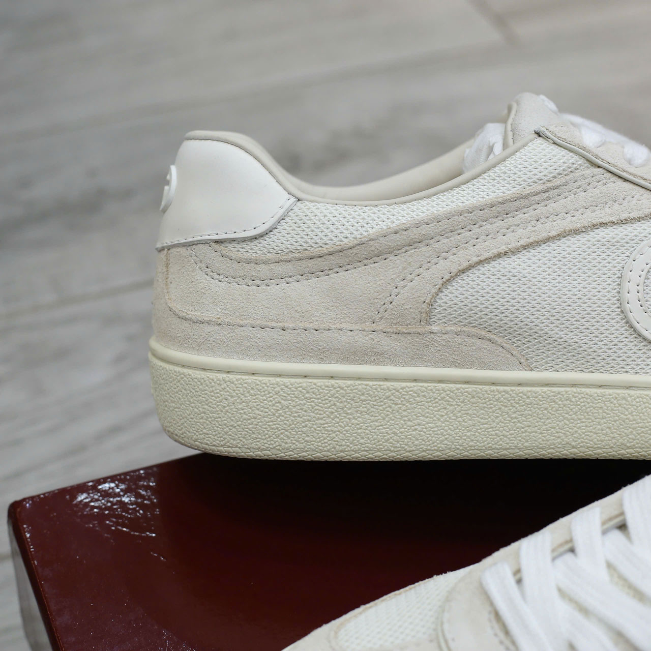 Giày Gucci Interlocking G Sneaker 'White Suede' Chuẩn 99% Auth