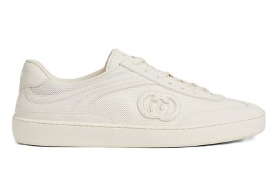 Giày Gucci Interlocking G Sneaker 'White Suede' Chuẩn 99% Auth