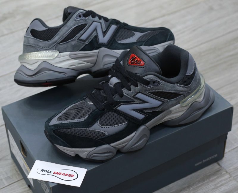 Giày New Balance 9060 Black Castlerock Grey Chuẩn 99% Auth