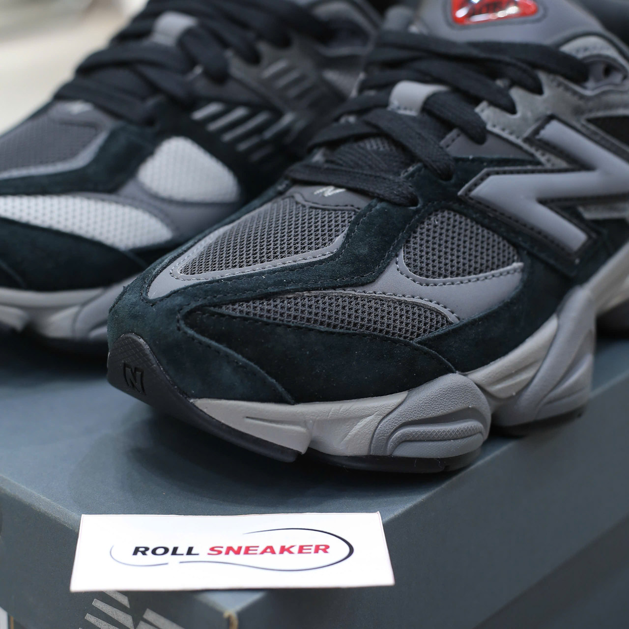 Giày New Balance 9060 Black Castlerock Grey Chuẩn 99% Auth