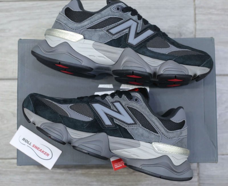 Giày New Balance 9060 Black Castlerock Grey Chuẩn 99% Auth