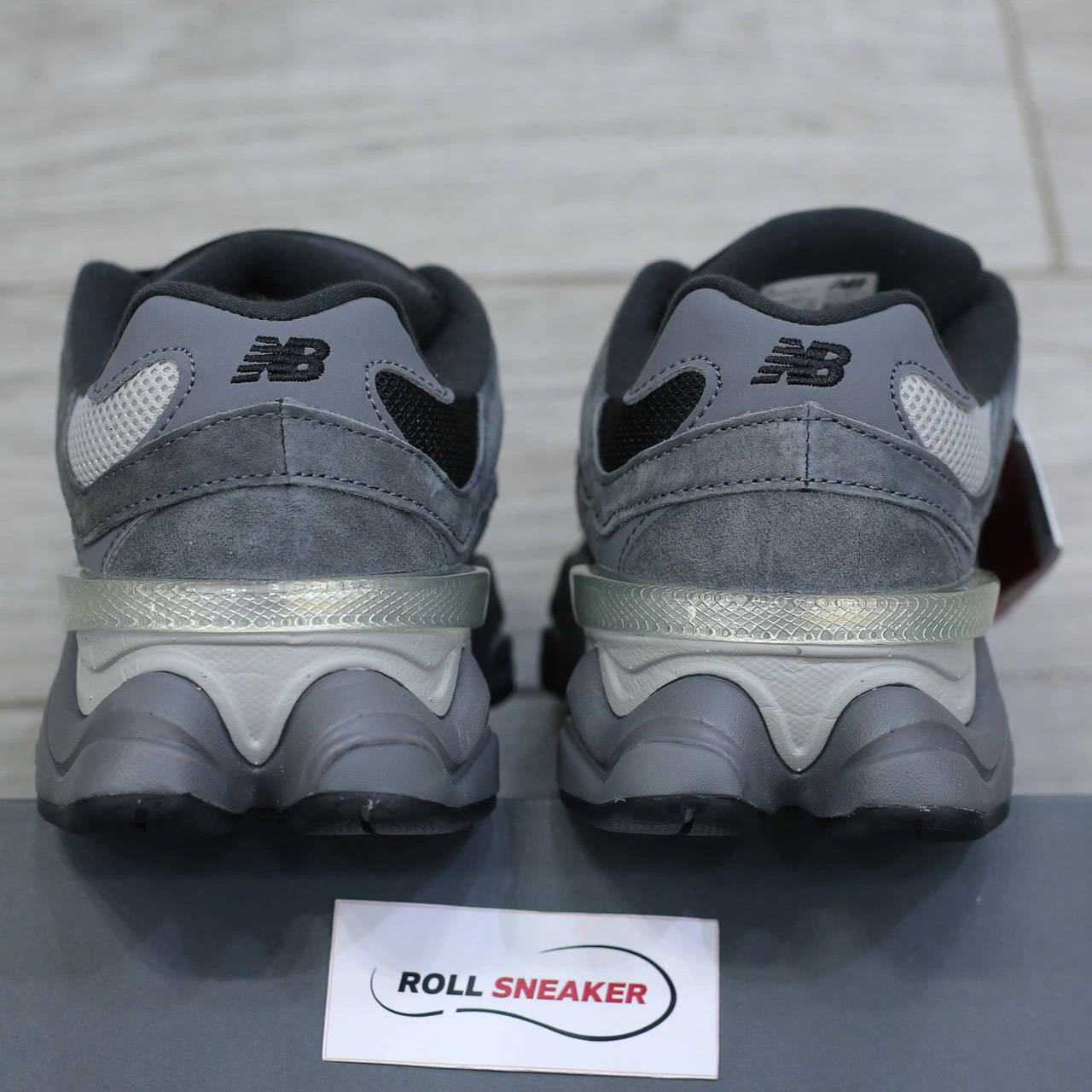 Giày New Balance 9060 Black Castlerock Grey Chuẩn 99% Auth