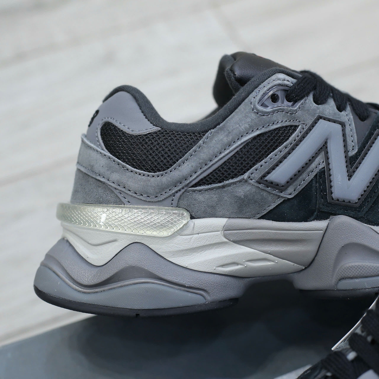 Giày New Balance 9060 Black Castlerock Grey Chuẩn 99% Auth