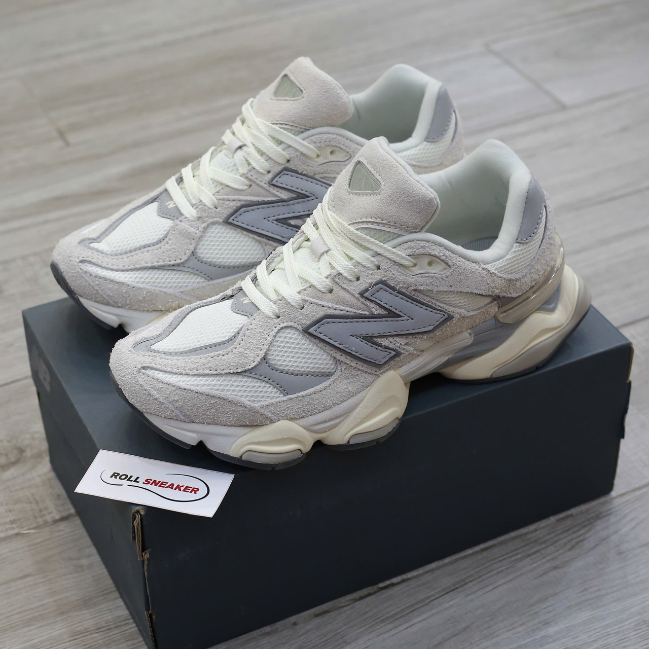 Giày New Balance 9060 Moonbeam Sea Salt Chuẩn 99% Auth