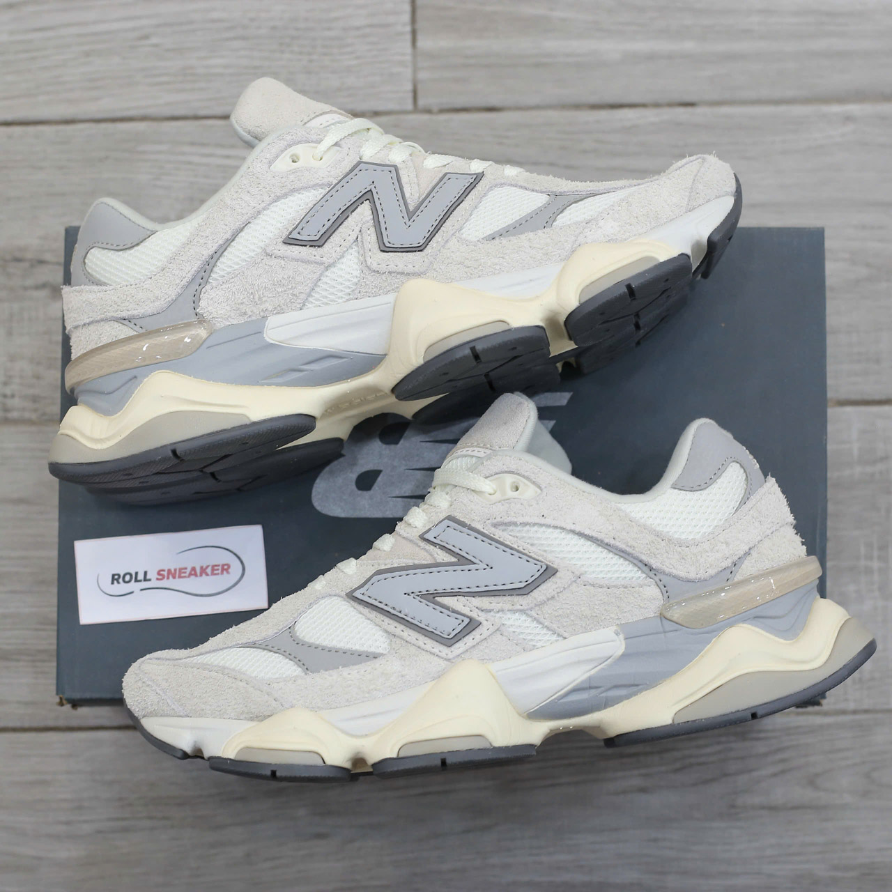 Giày New Balance 9060 Moonbeam Sea Salt Chuẩn 99% Auth