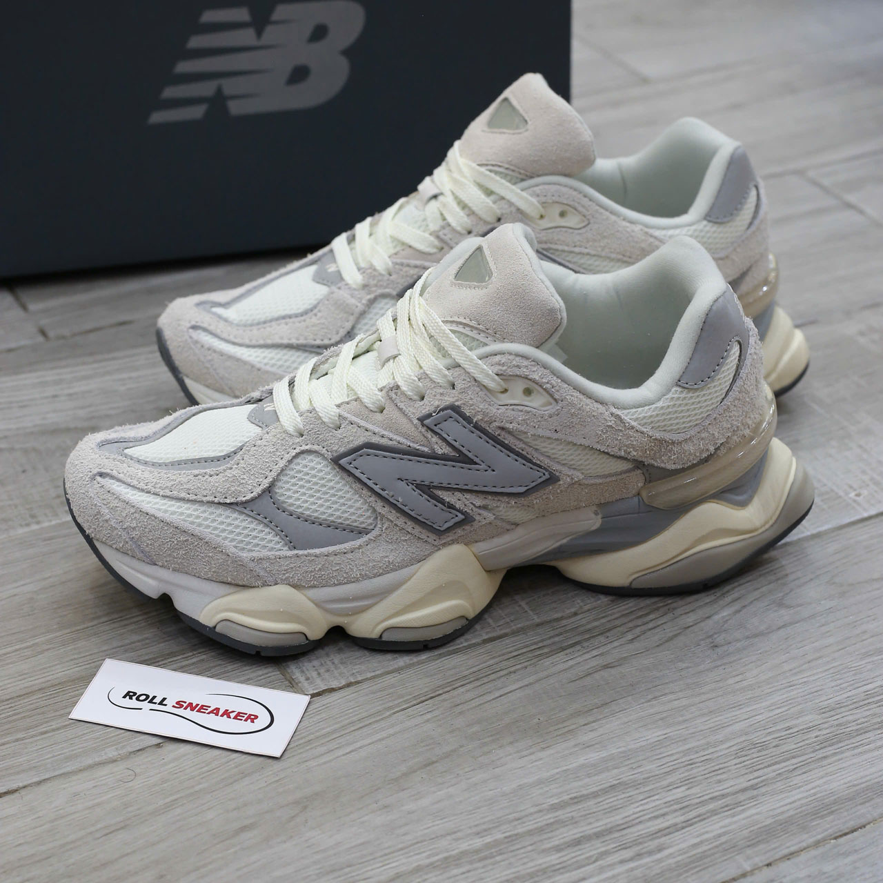 Giày New Balance 9060 Moonbeam Sea Salt Chuẩn 99% Auth