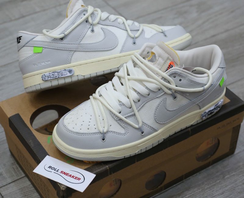 Giày Nike Off-White x Dunk Low ‘Lot 49 Of 50’ Chuẩn 99% Auth