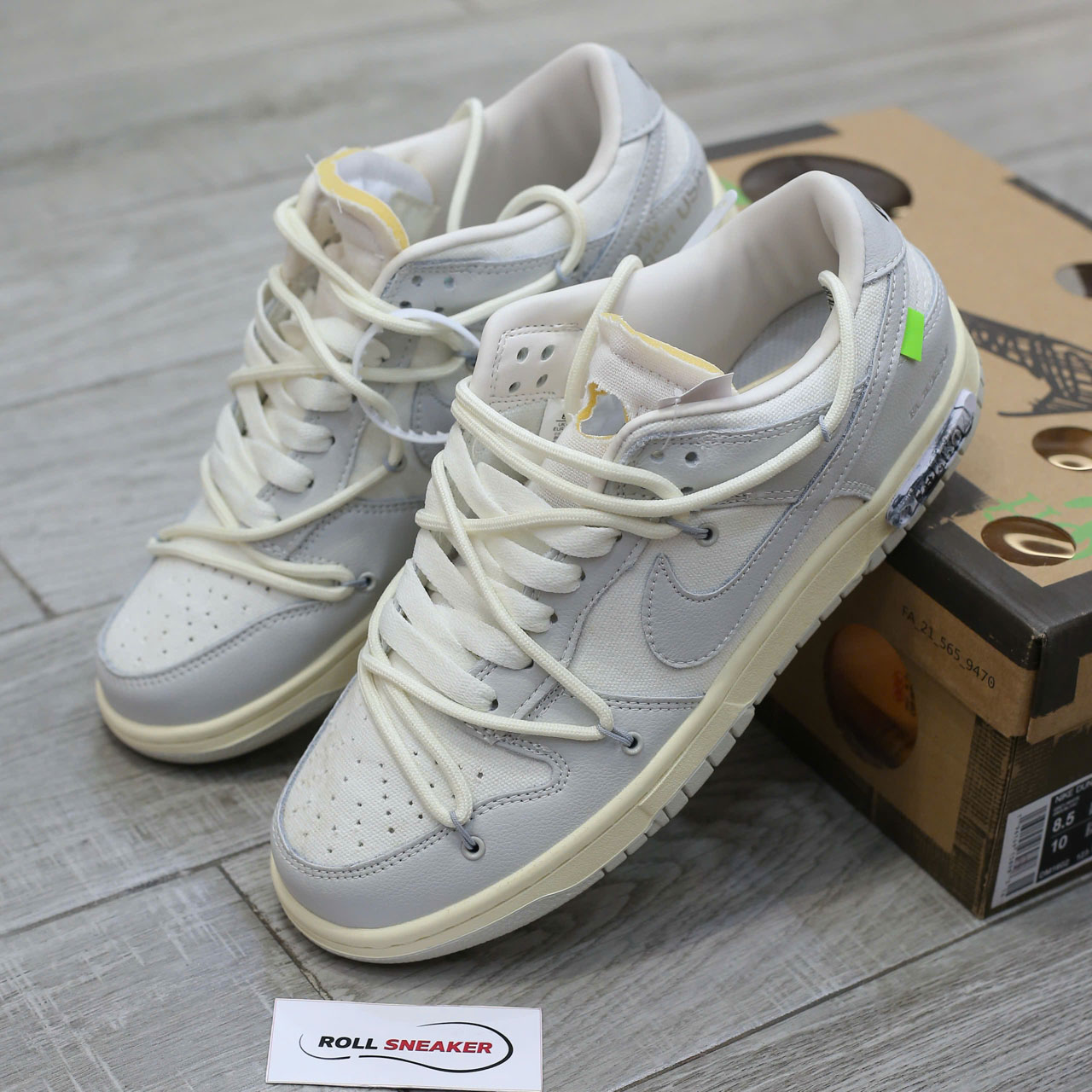 Giày Nike Off-White x Dunk Low ‘Lot 49 Of 50’ Chuẩn 99% Auth