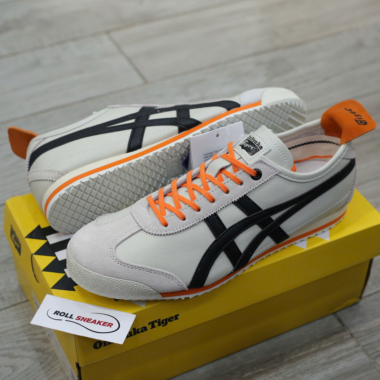 Giày Onitsuka Tiger Mexico 66 SD Cream Black Orange