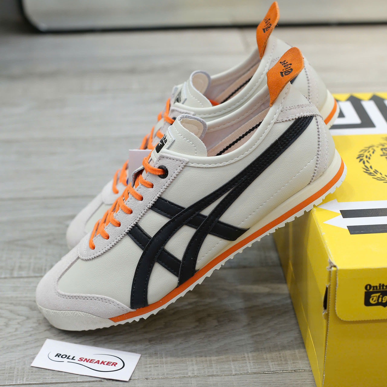 Giày Onitsuka Tiger Mexico 66 SD Cream Black Orange