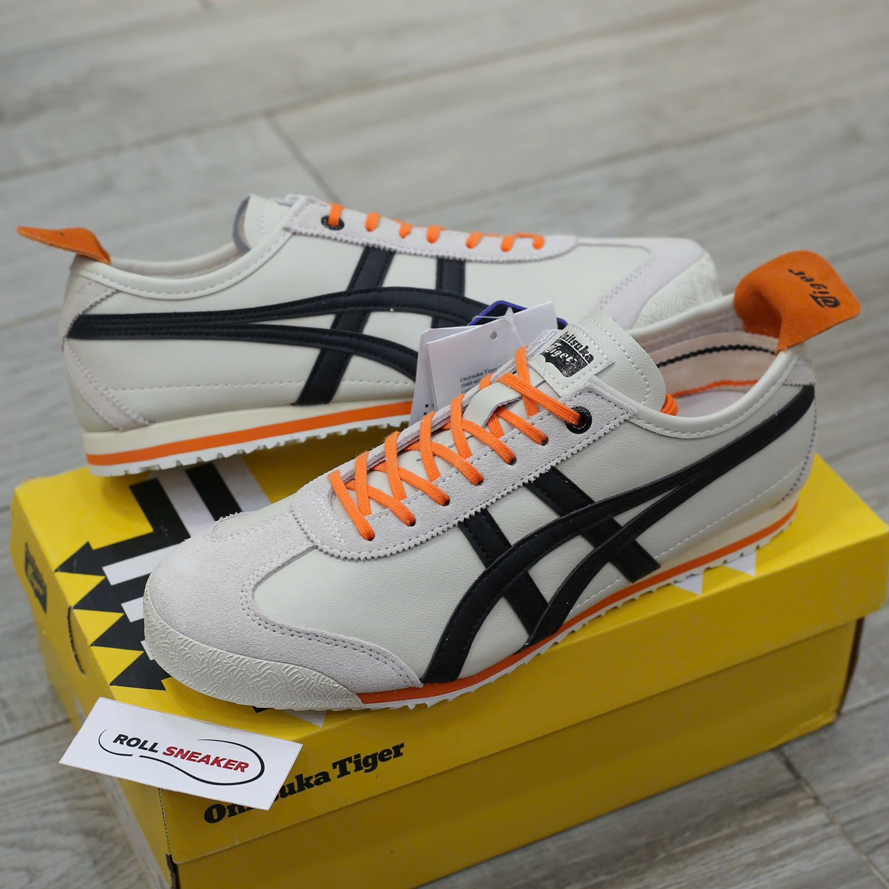 Giày Onitsuka Tiger Mexico 66 SD Cream Black Orange