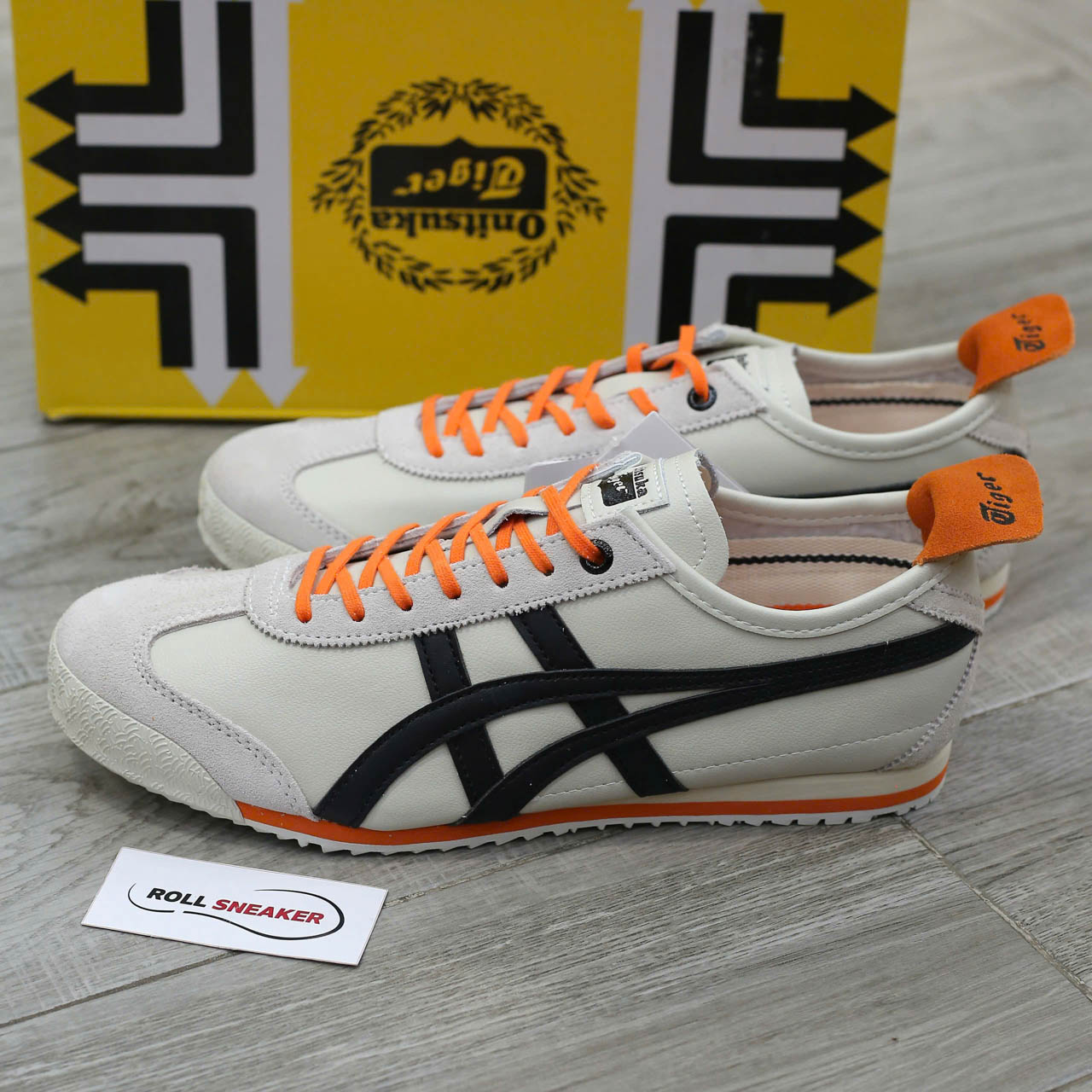 Giày Onitsuka Tiger Mexico 66 SD Cream Black Orange