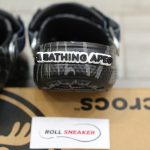 Dép Crocs Classic Clog x A Bathing Ape ABC Camo Black Like Auth