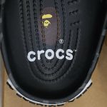 Dép Crocs Classic Clog x A Bathing Ape ABC Camo Black Like Auth