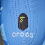 Dép Crocs Classic Clog x A Bathing Ape ABC Camo Blue Like Auth