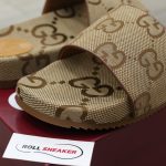 Dép Gucci Platform Slide Sandal 'Beige' Best Quality