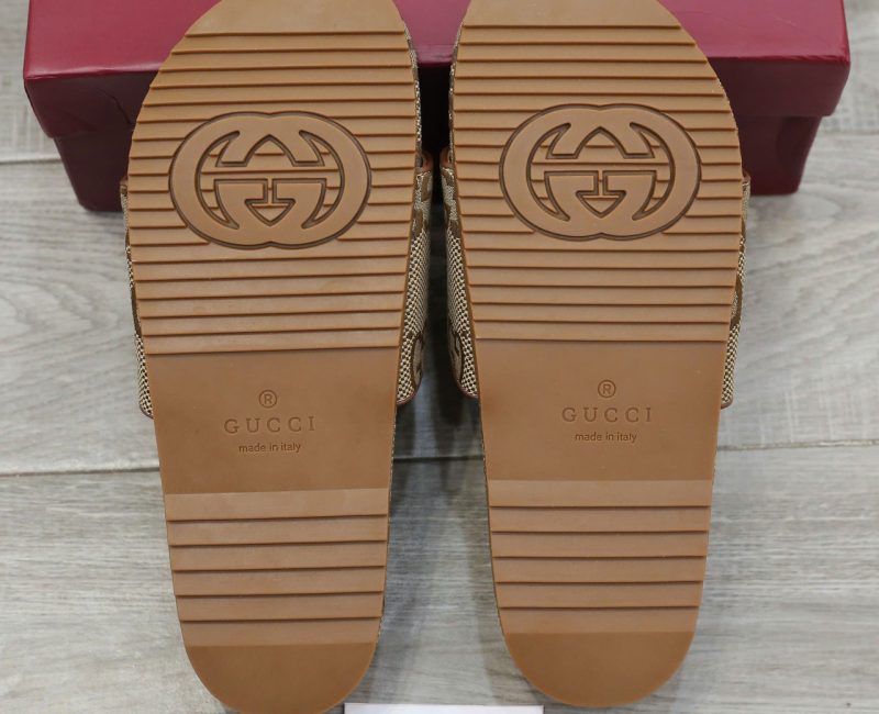 Dép Gucci Platform Slide Sandal 'Beige' Best Quality