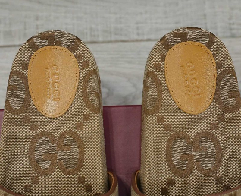 Dép Gucci Platform Slide Sandal 'Beige' Best Quality