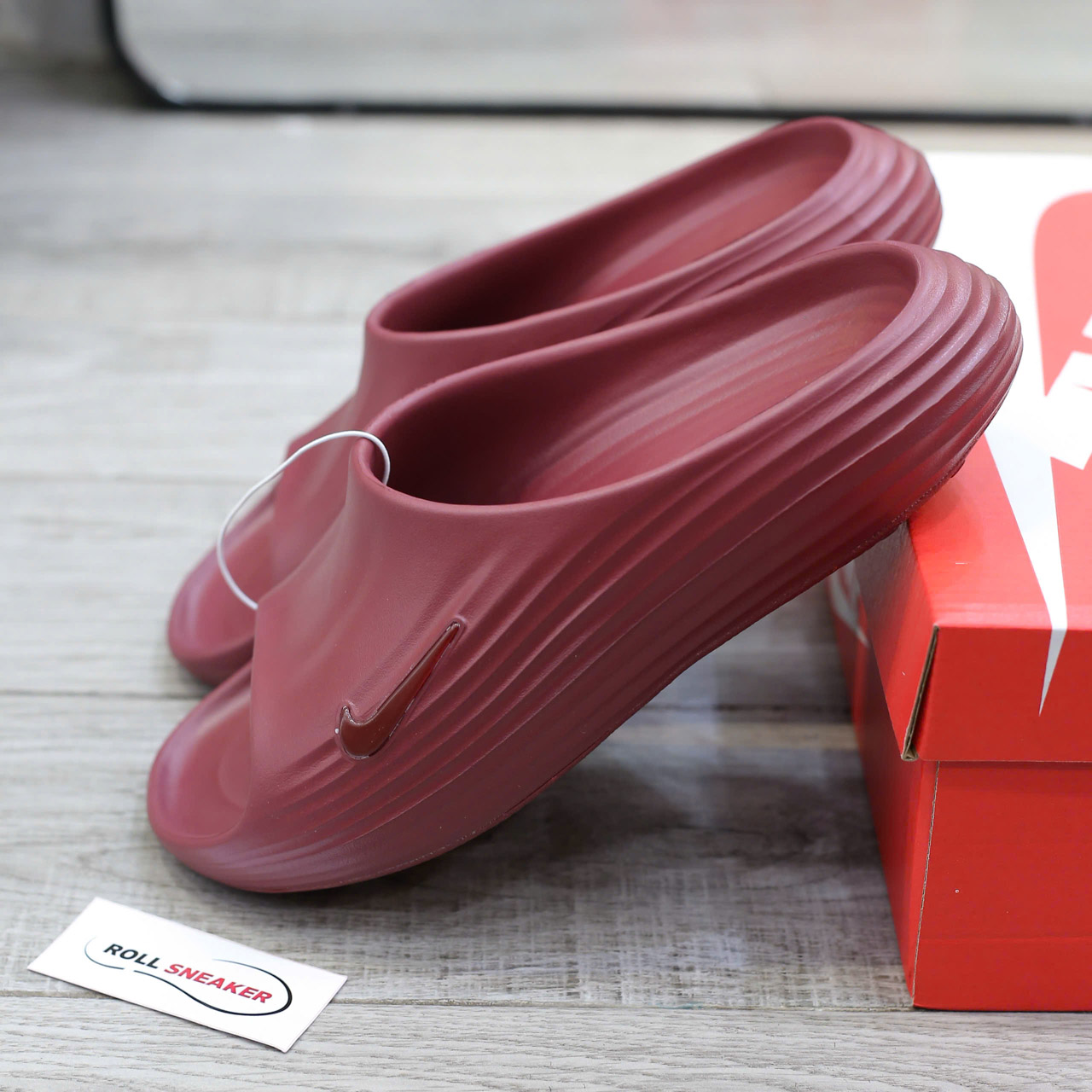 Dép Nike ReactX Rejuven8 Slide ‘Team Red’ Best Quality