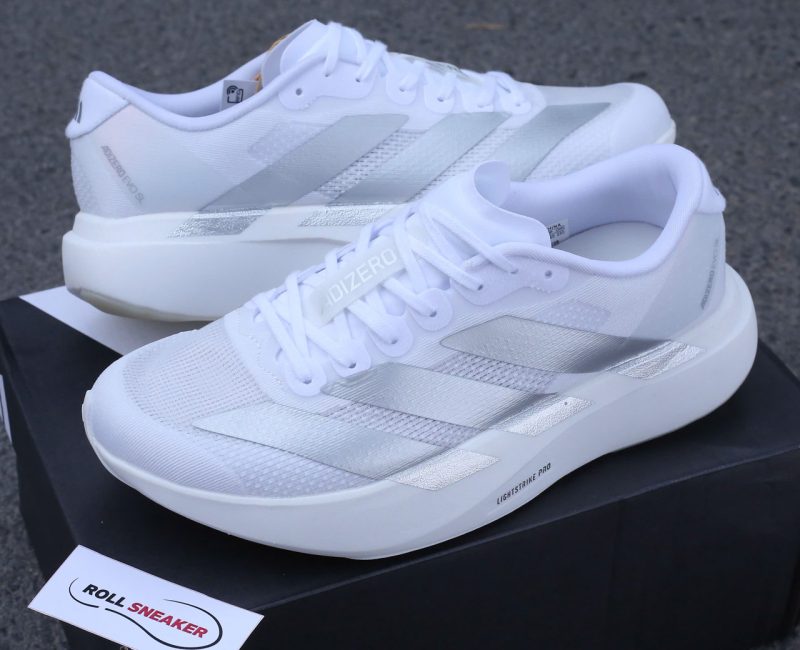 Giày Adidas Adizero Evo SL ‘White Silver Metallic’ Like Auth