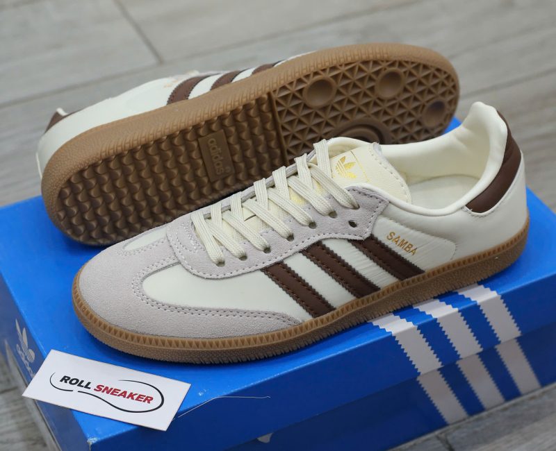 Giày Adidas Samba OG ‘Cream White Preloved Brown’ Best Quality