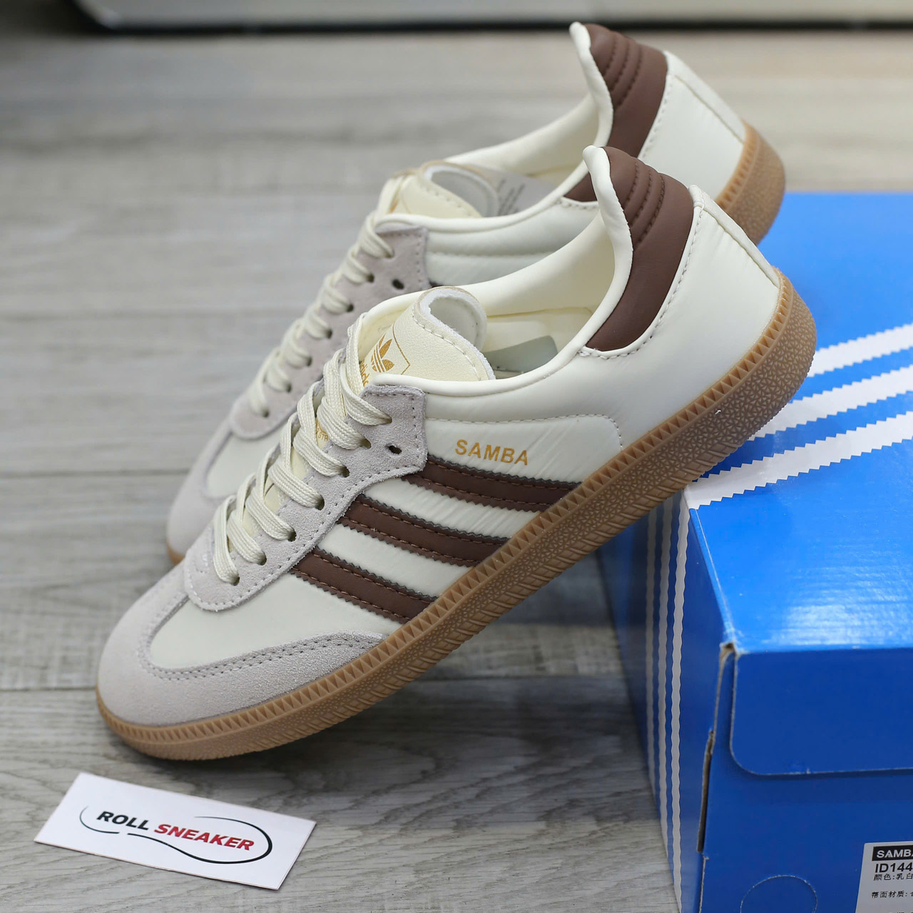 Giày Adidas Samba OG ‘Cream White Preloved Brown’ Best Quality