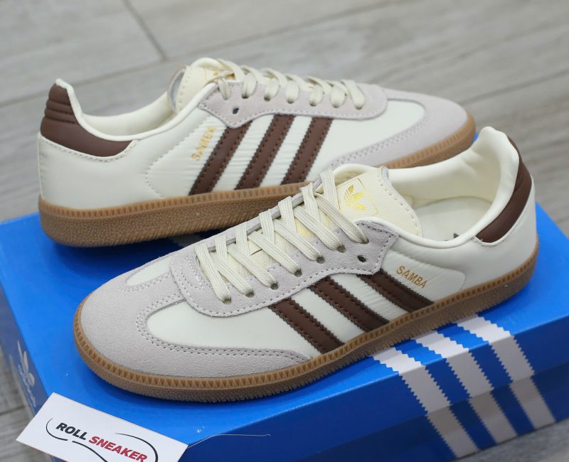 Giày Adidas Samba OG ‘Cream White Preloved Brown’ Best Quality